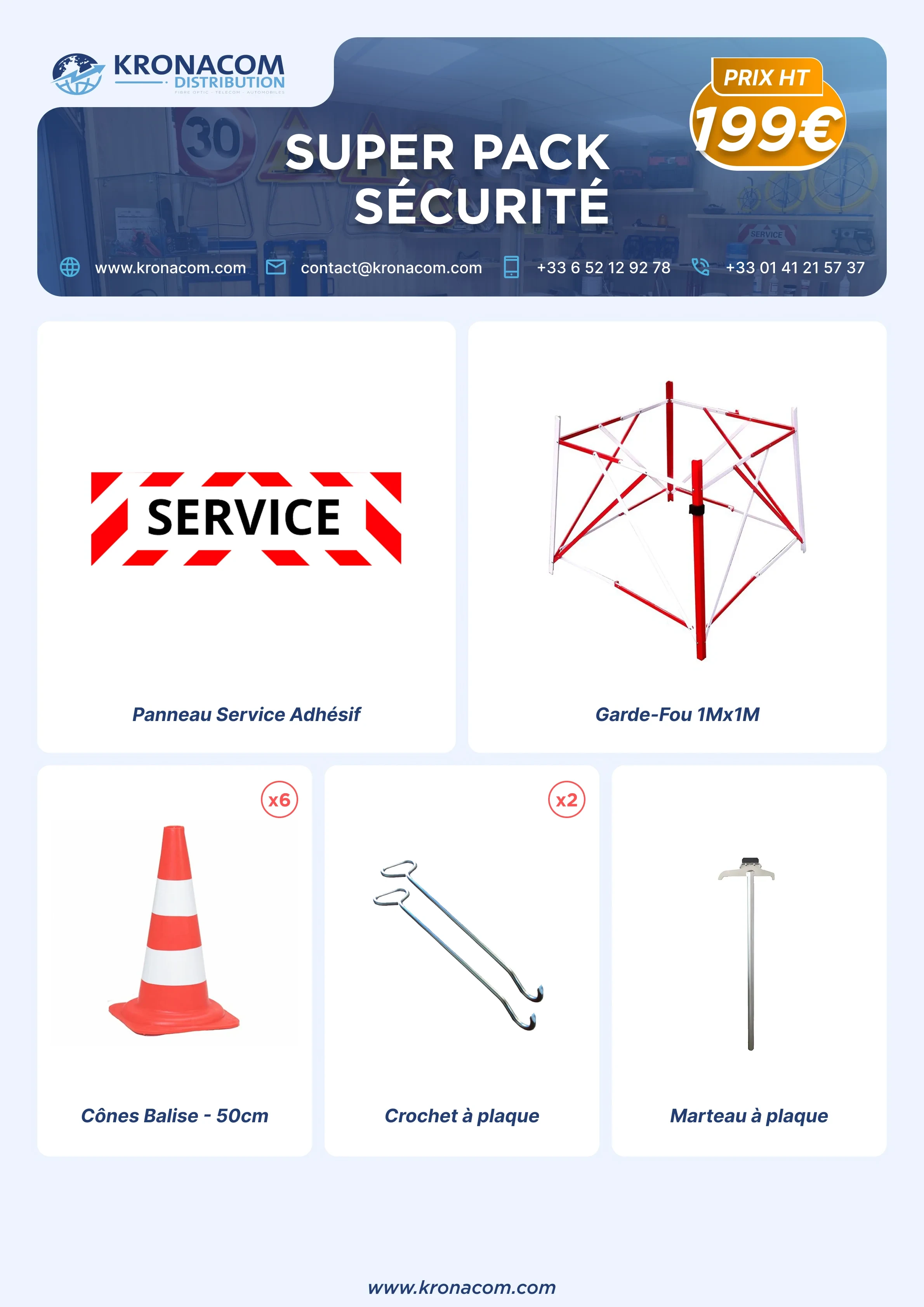 Super Pack sécurité seulement à 199€